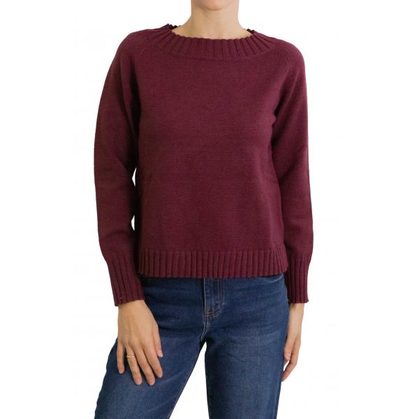 Maglione collo alto mezza manica 